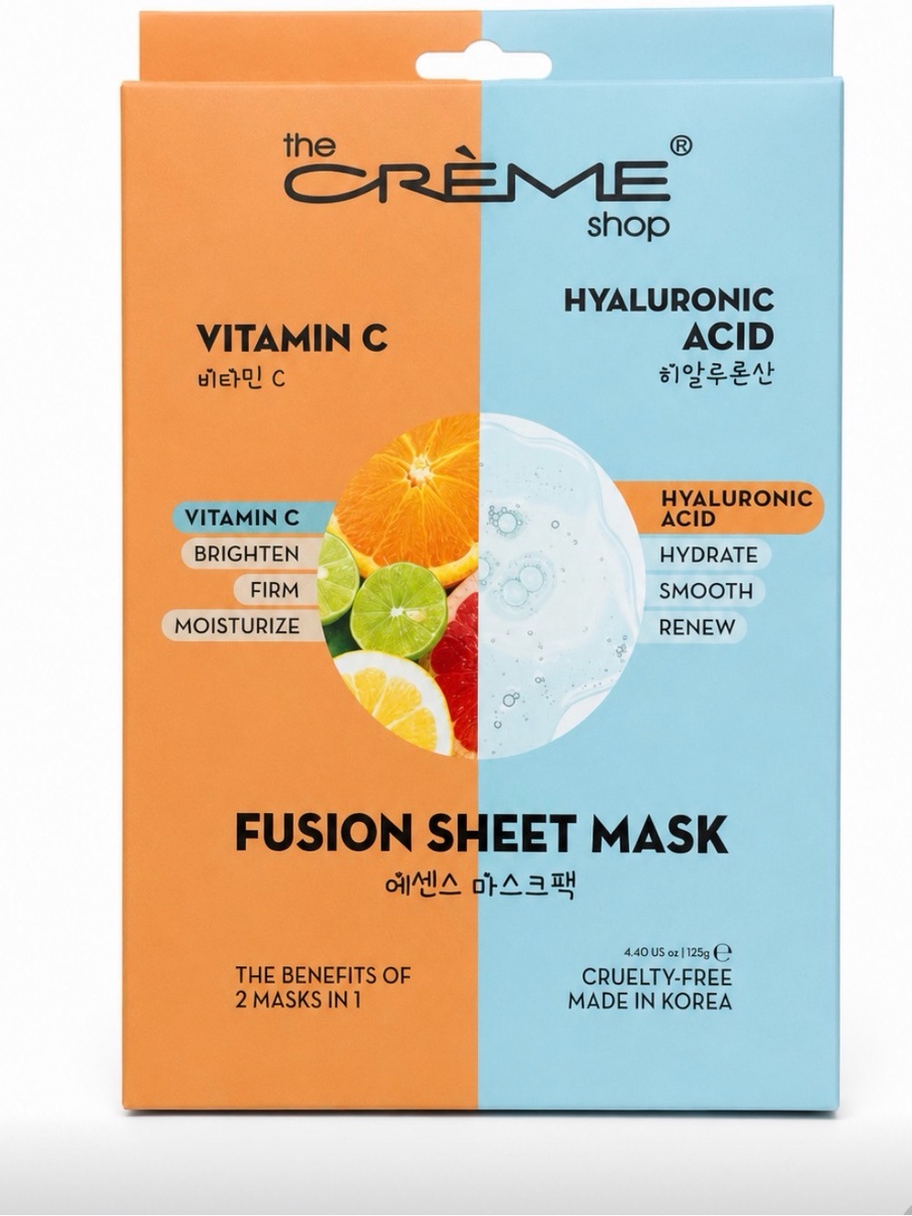 The crème shop fusion sheet mask set of 5